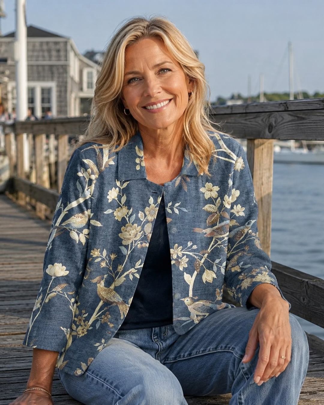 ORIELLA | Blusa de Pájaros y Flores