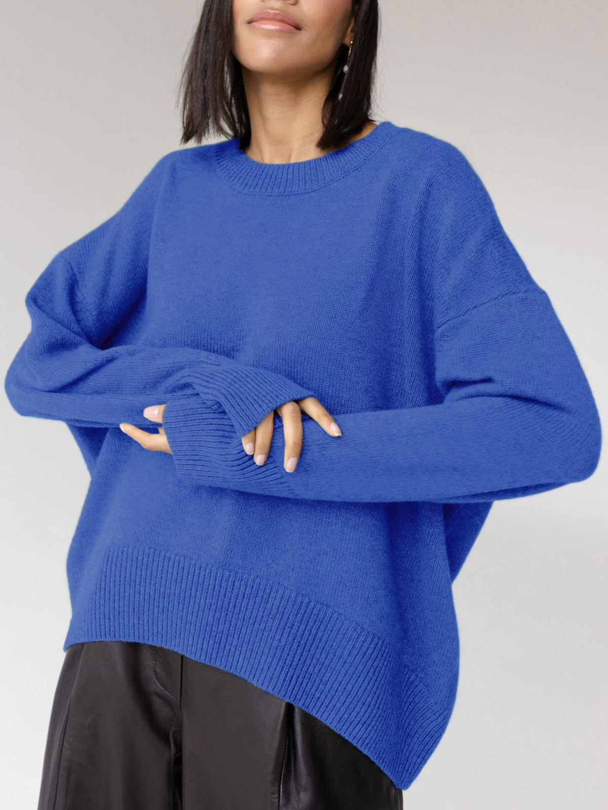HEIDI | Jersey Oversize de Cuello Redondo