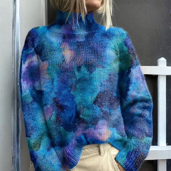 CELESTE | Jersey Acogedor de Cuello Alto