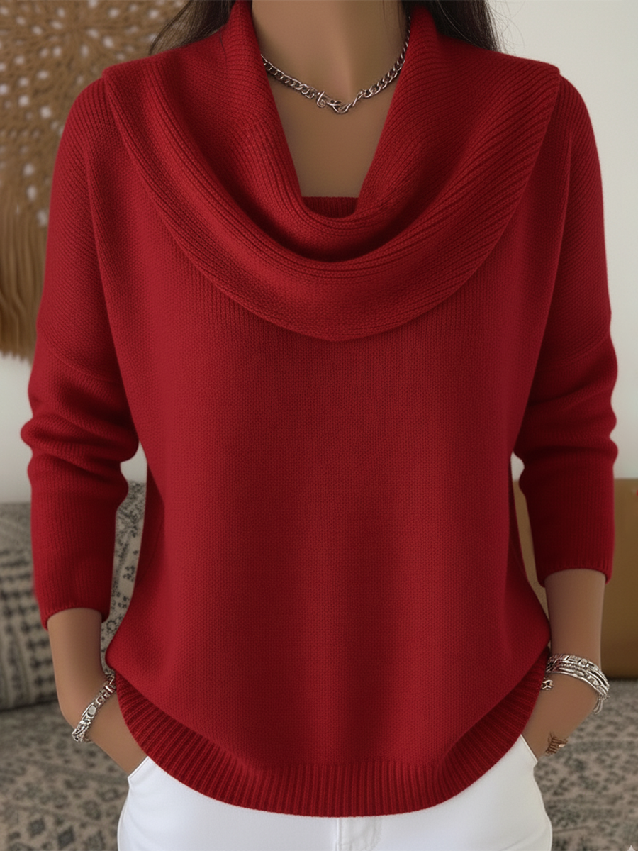 GWYNETH | Jersey de Cuello Cisne Acogedor