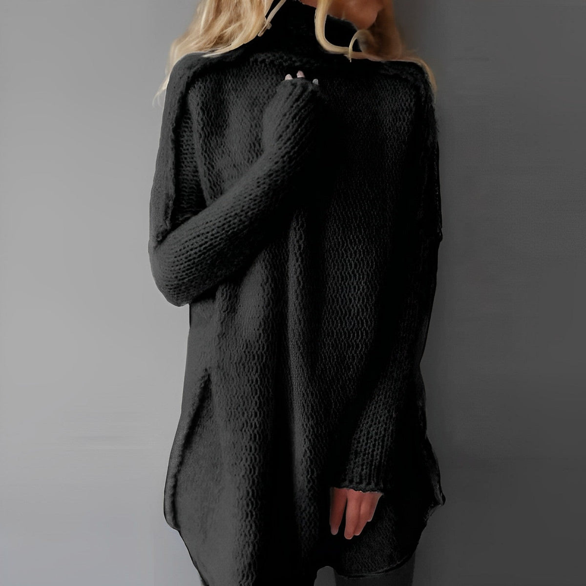 BRYNN | Jersey de Cuello Alto Relajado