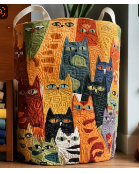 WHISKERS | Cesta de la Ropa Pandilla Felina Perfecta