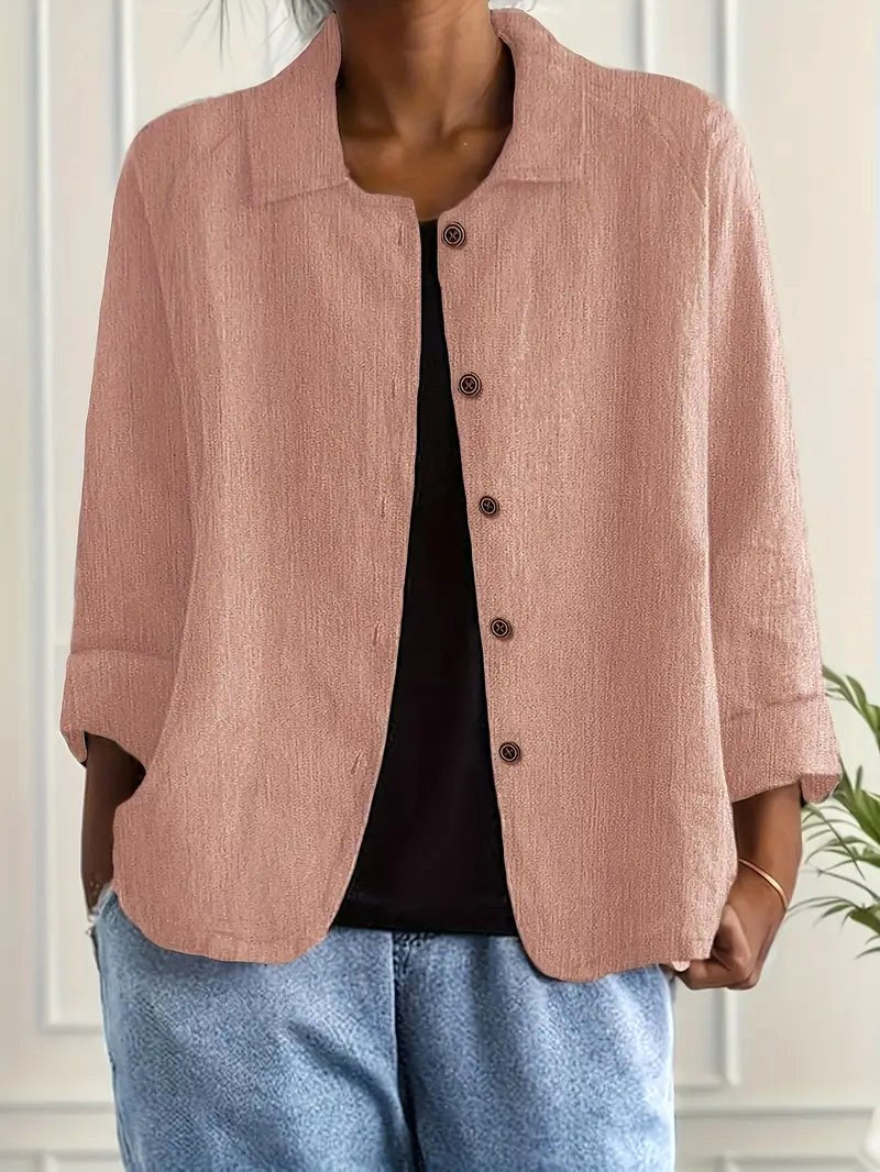 ZENAIDE | Blusa Rosa Arcilla