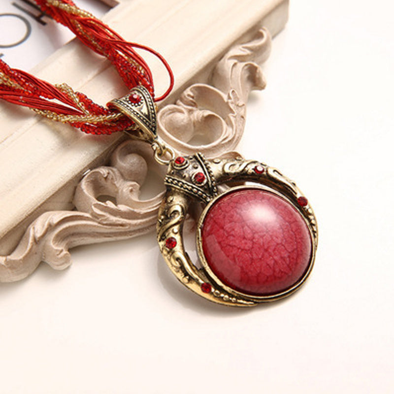 LUNA | Collar Colgante Bohemio