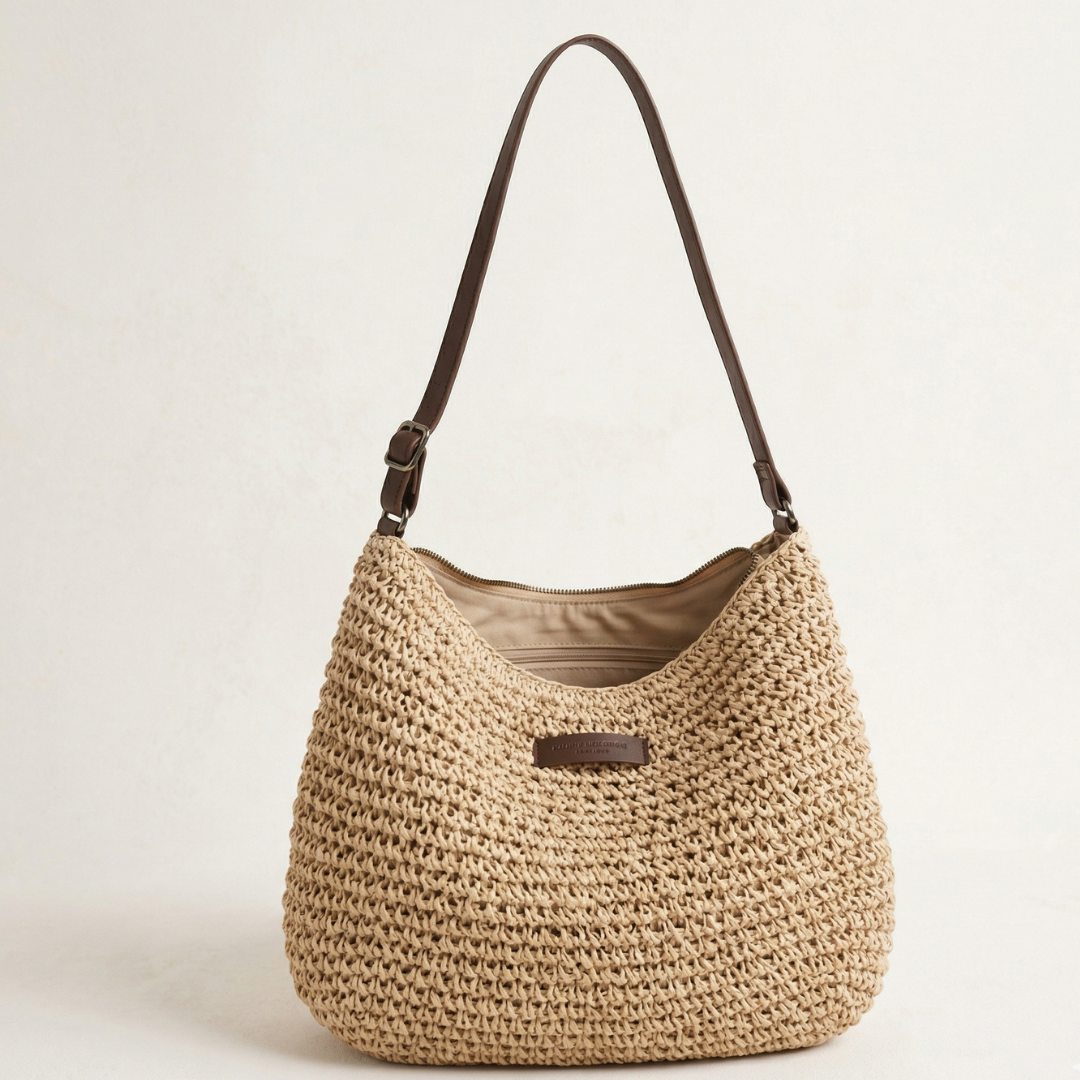 SIMONA | Bolso trenzado elegante.