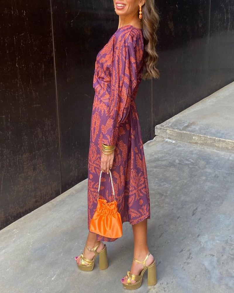 CELESTE | Vestido Midi Elegancia Floral
