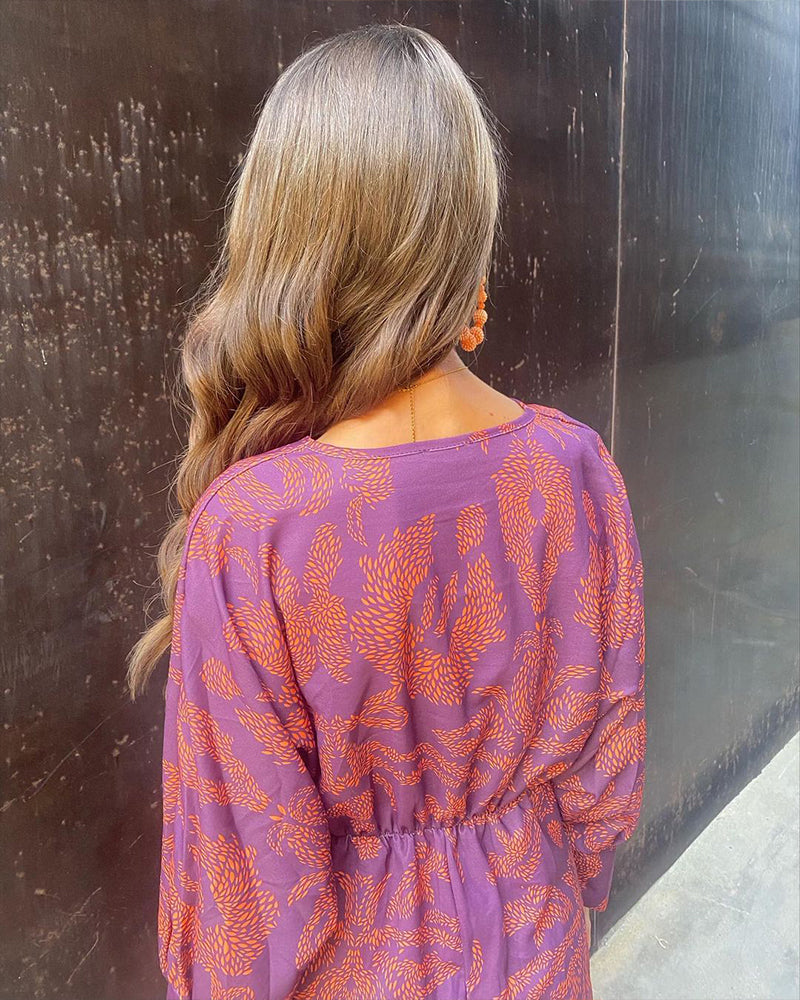 CELESTE | Vestido Midi Elegancia Floral