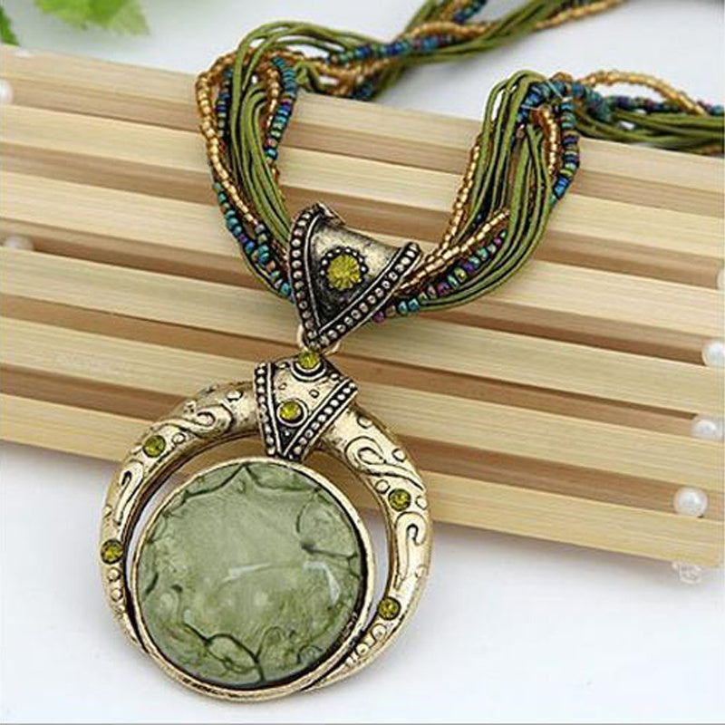 LUNA | Collar Colgante Bohemio