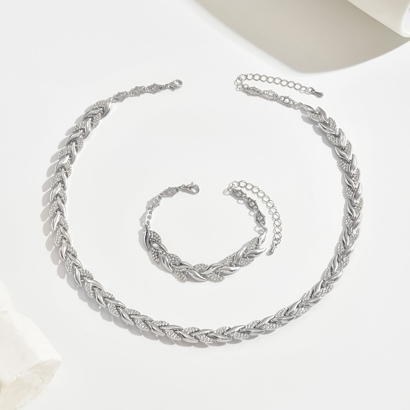 Claudine™ | Collar y Pulsera de cola de pez hecho a mano