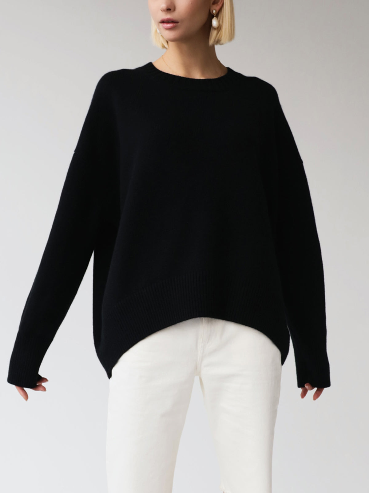 HEIDI | Jersey Oversize de Cuello Redondo