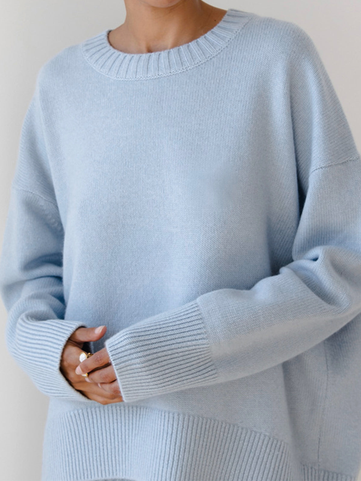 HEIDI | Jersey Oversize de Cuello Redondo