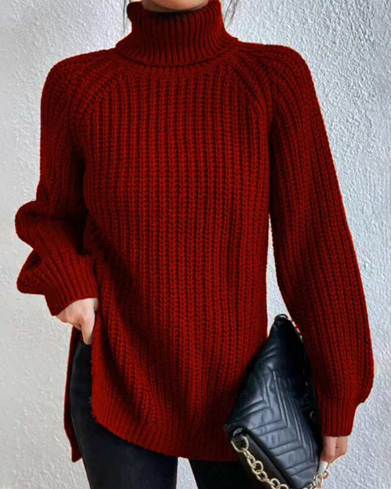 MILLICENT | Jersey de Cuello Alto Canalé