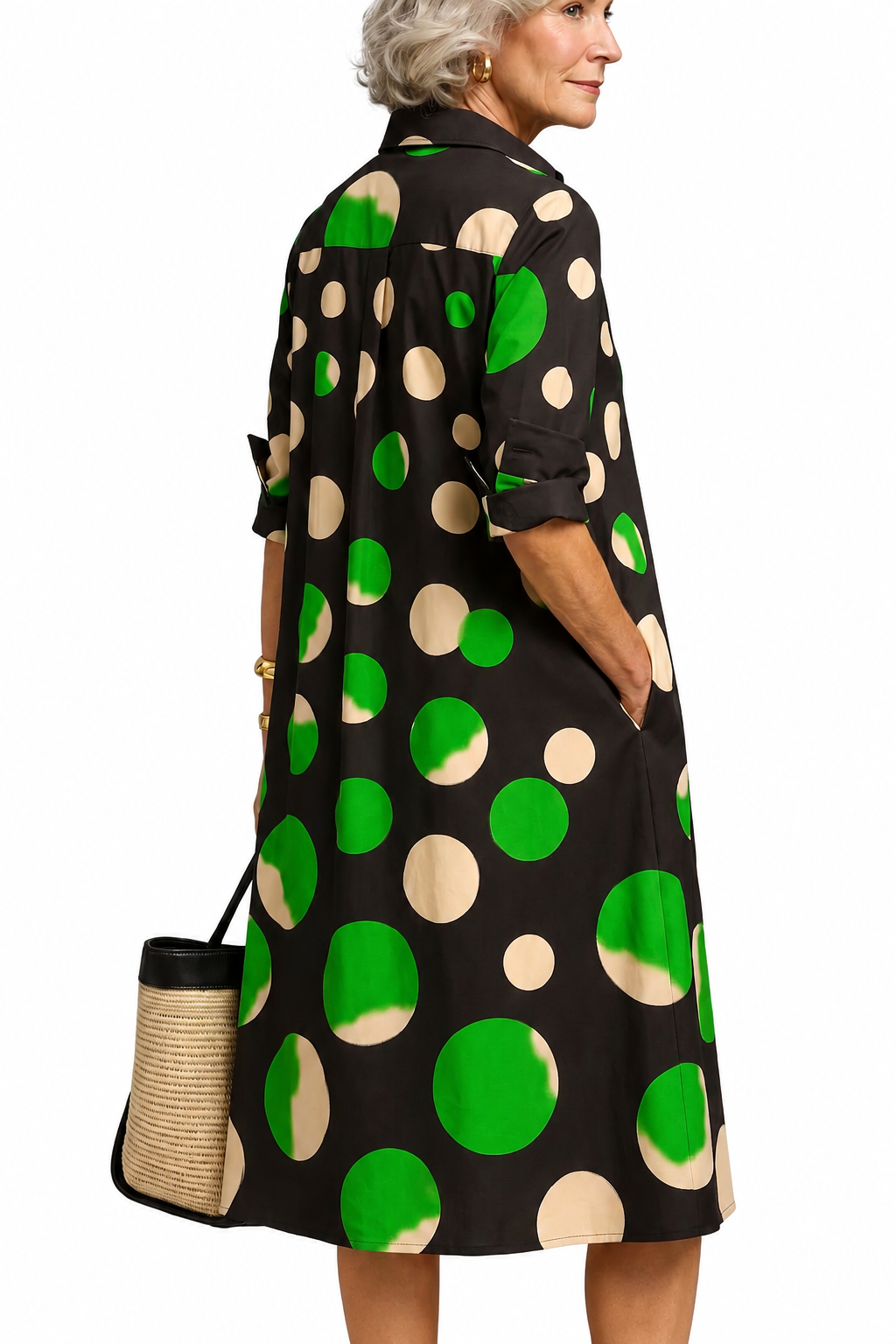 NAOMI | Vestido midi cuidado y elegante