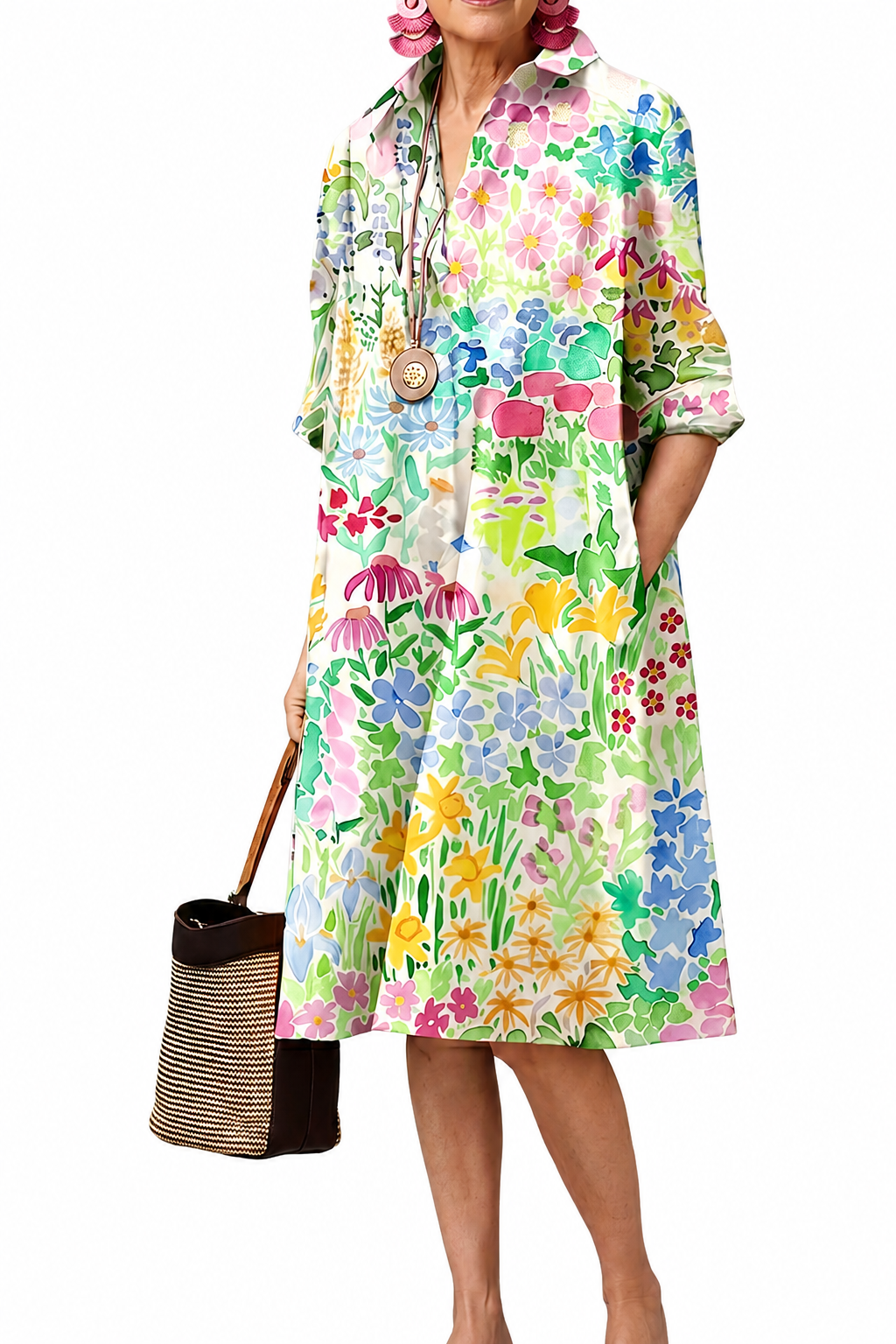 PAIGE | Vestido midi cuidado y elegante