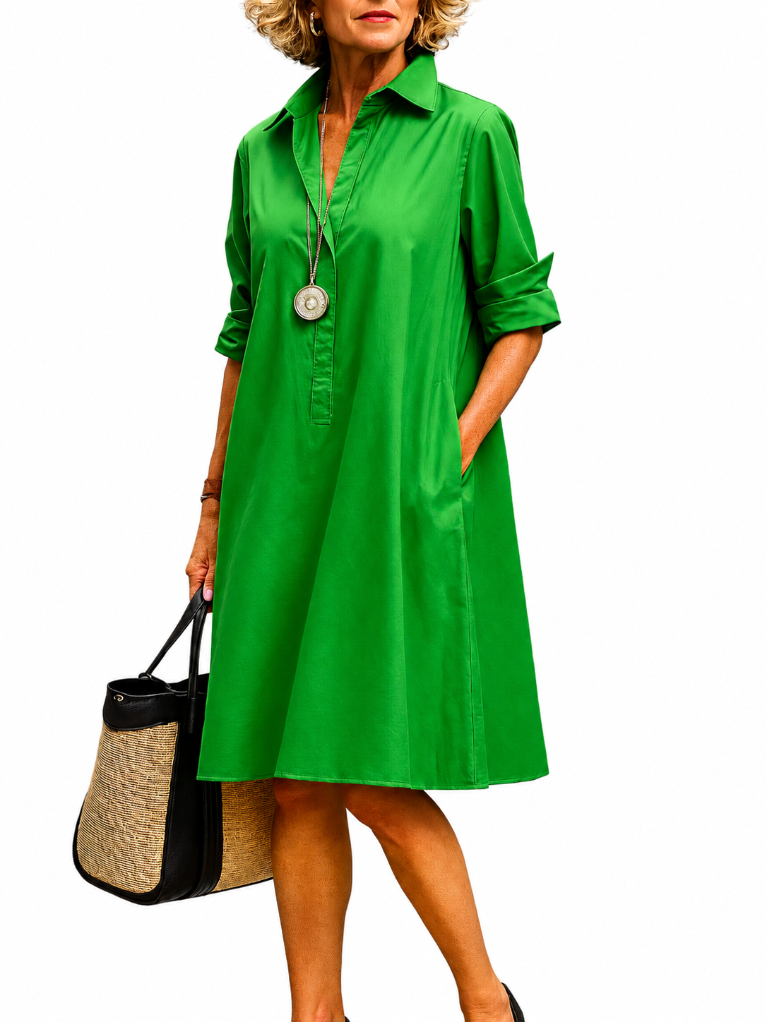 RILEY | Vestido midi elegante y refinado