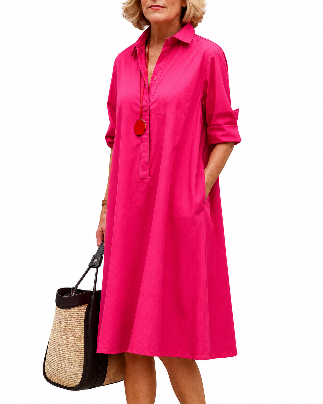 CHLOE | Vestido midi cuidado y elegante