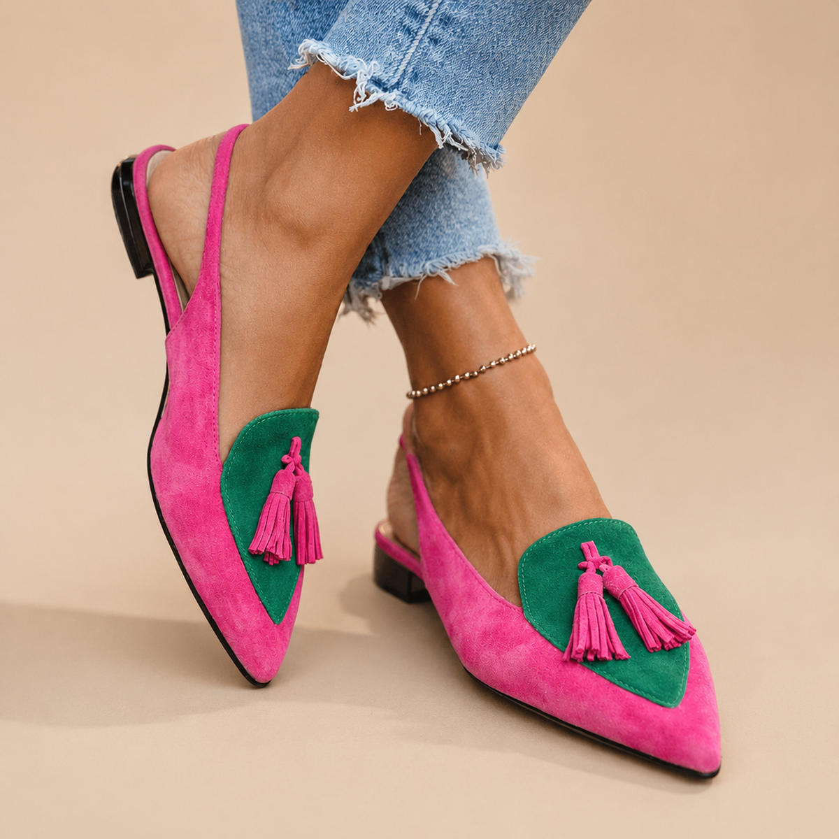 LORINA | Sandalias de talón abierto con borlas