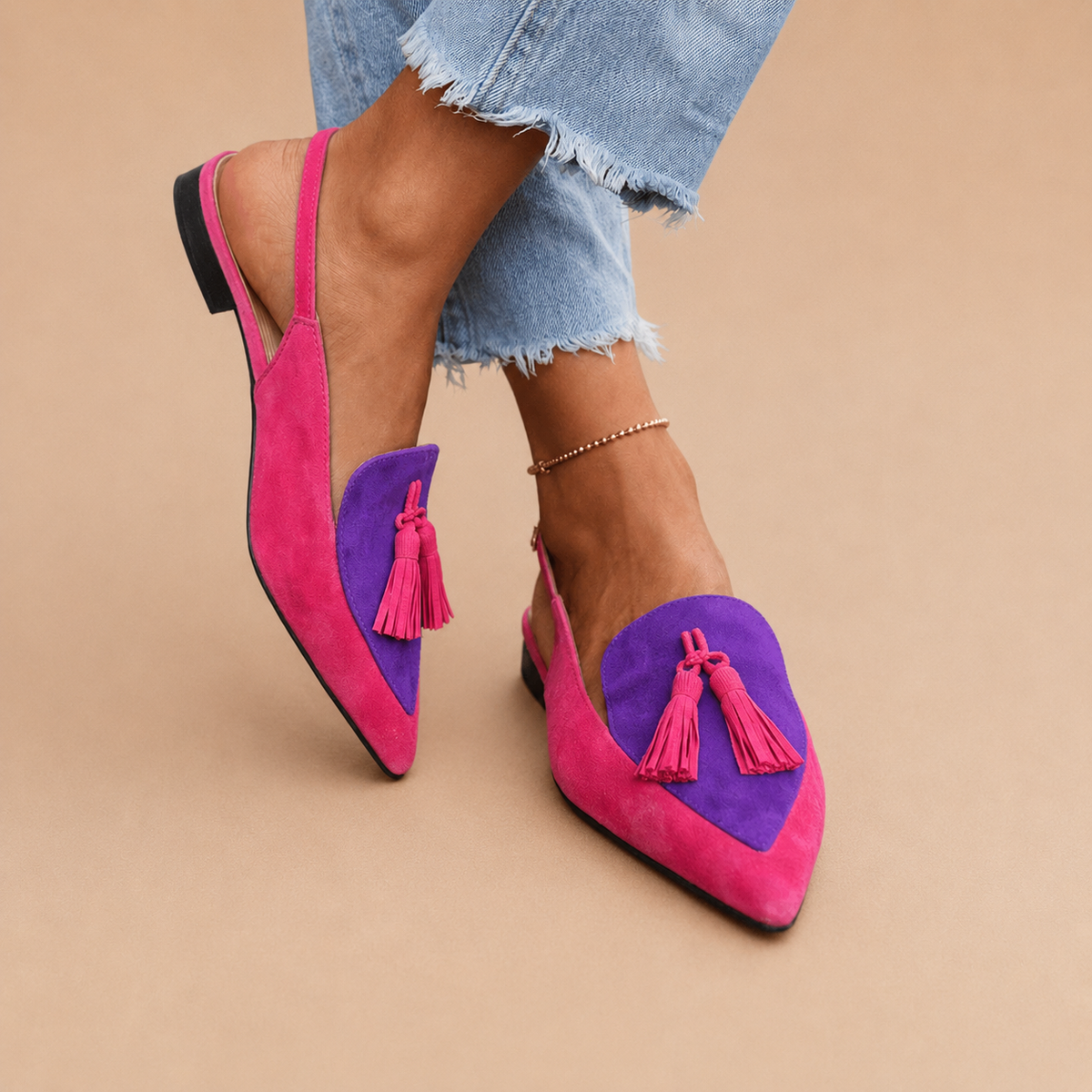 LORINA | Sandalias de talón abierto con borlas