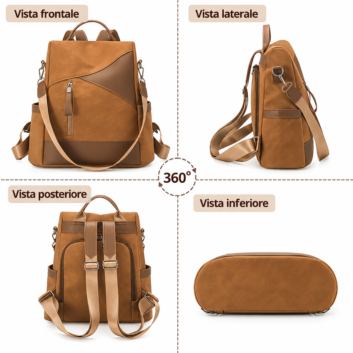 TOSCA | Mochila Antirrobo Convertible