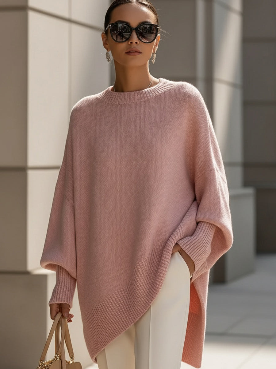 ISOLDE | Jersey de Punto Drapeado Oversize