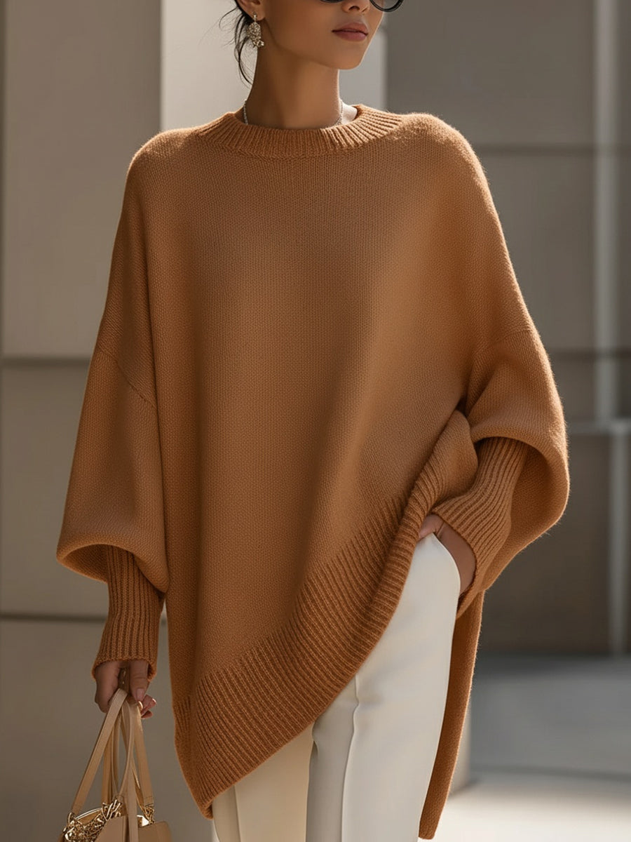 ISOLDE | Jersey de Punto Drapeado Oversize