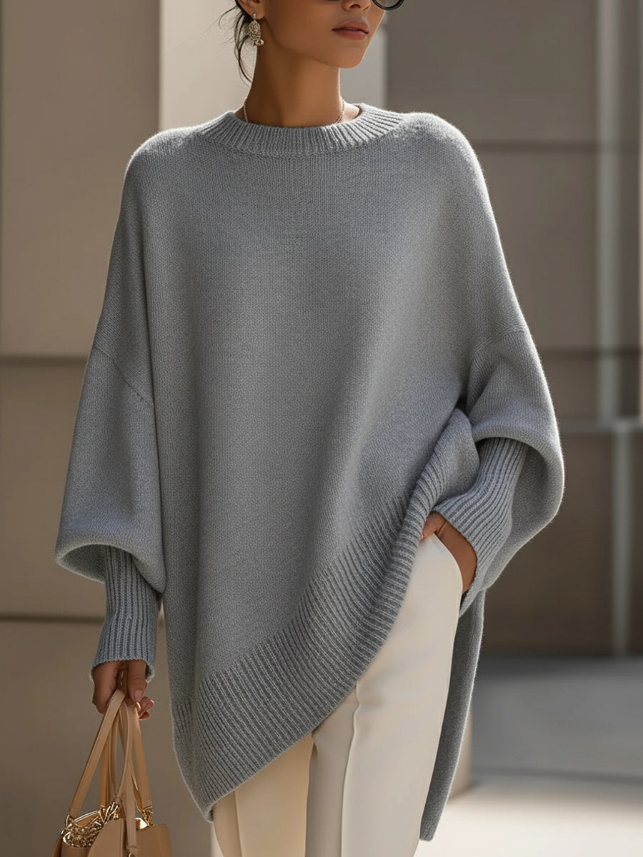 ISOLDE | Jersey de Punto Drapeado Oversize