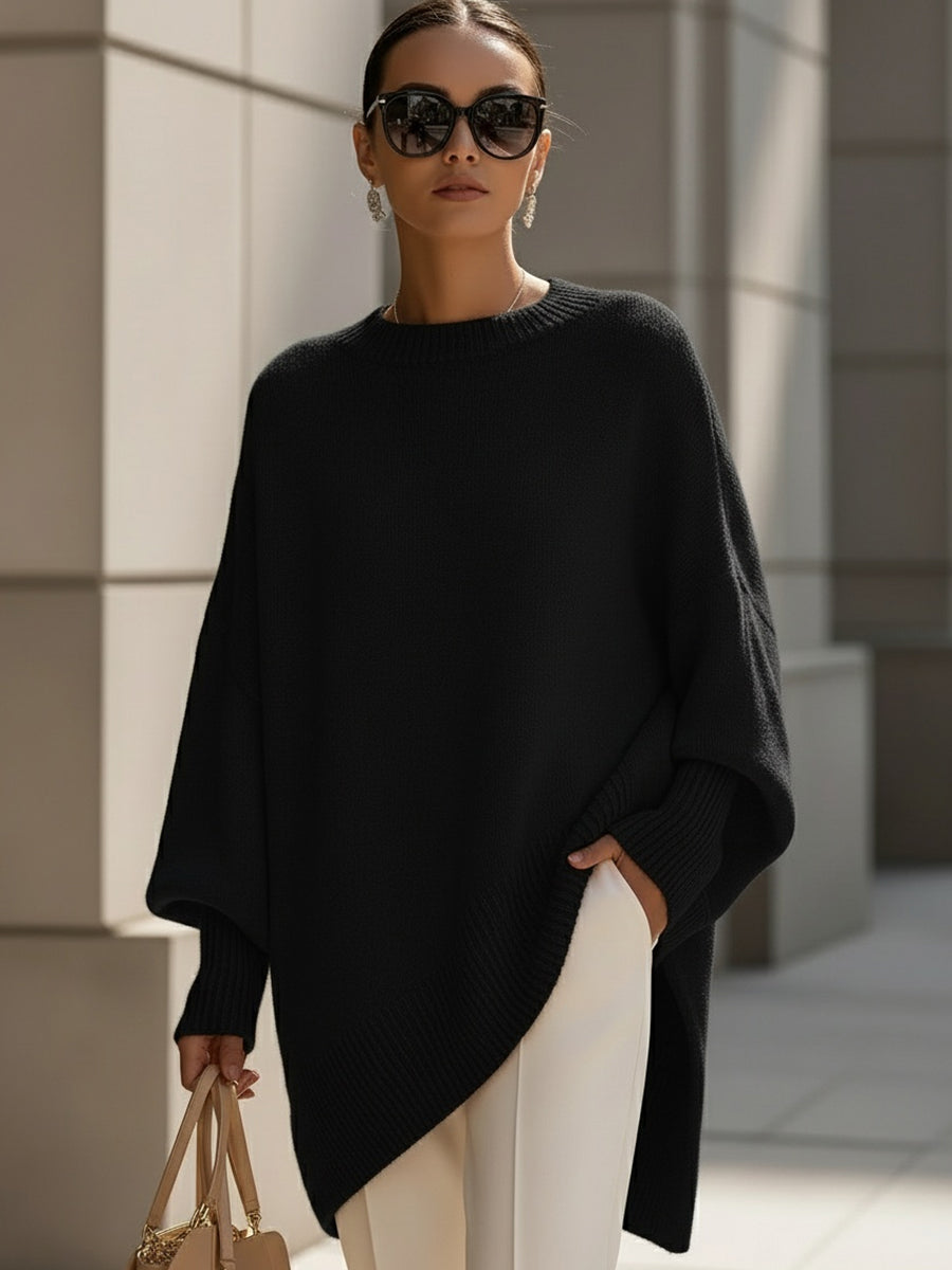 ISOLDE | Jersey de Punto Drapeado Oversize