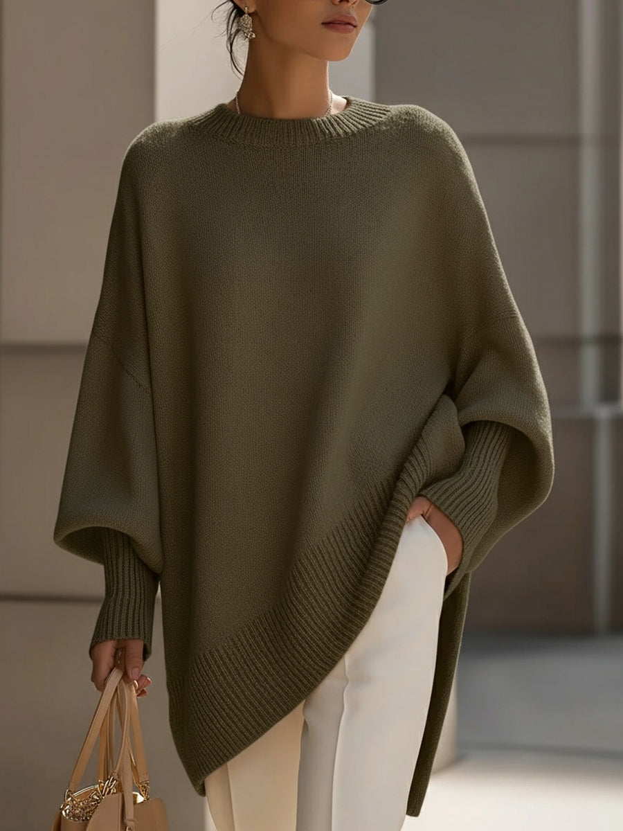 ISOLDE | Jersey de Punto Drapeado Oversize
