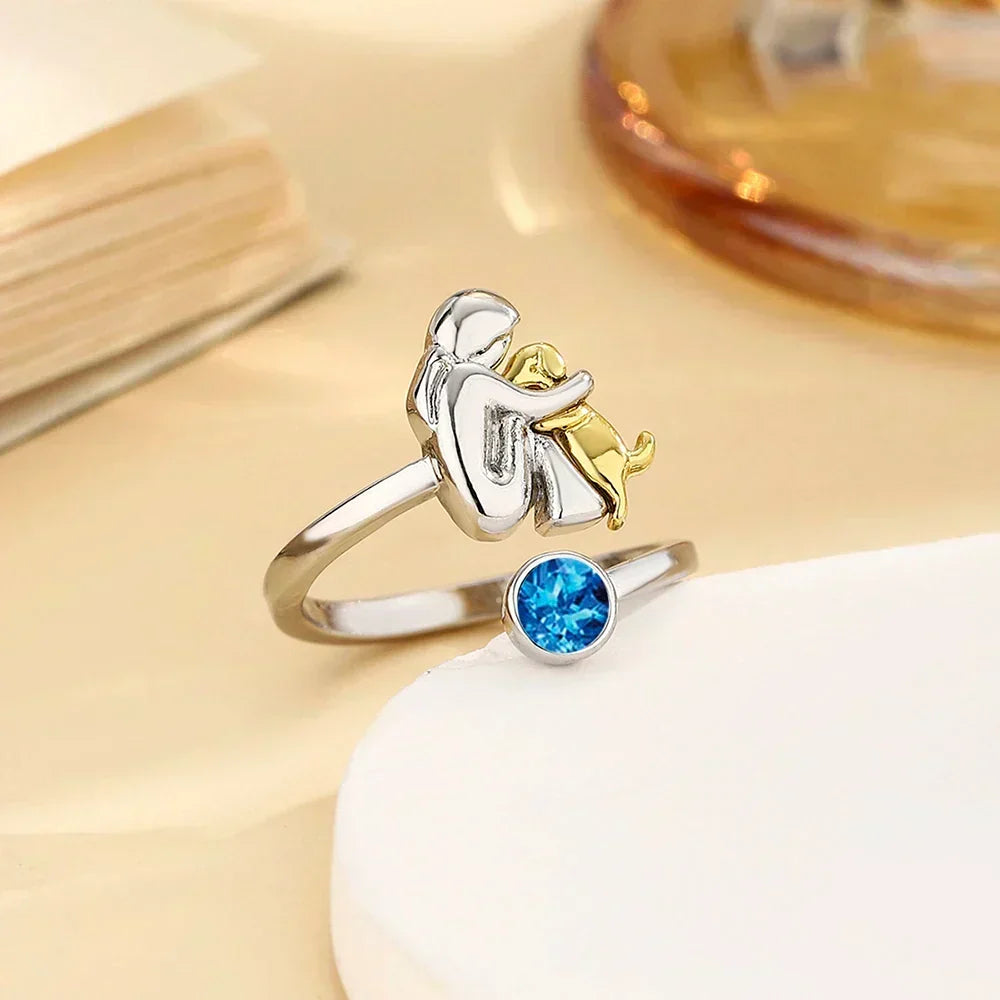 ROSE | Anillo con Icono de Perro