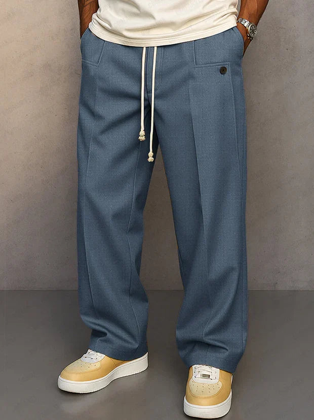 Pantalón elegante con cordón ajustable