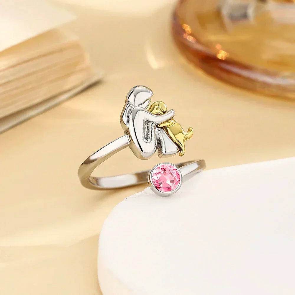 ROSE | Anillo con Icono de Perro