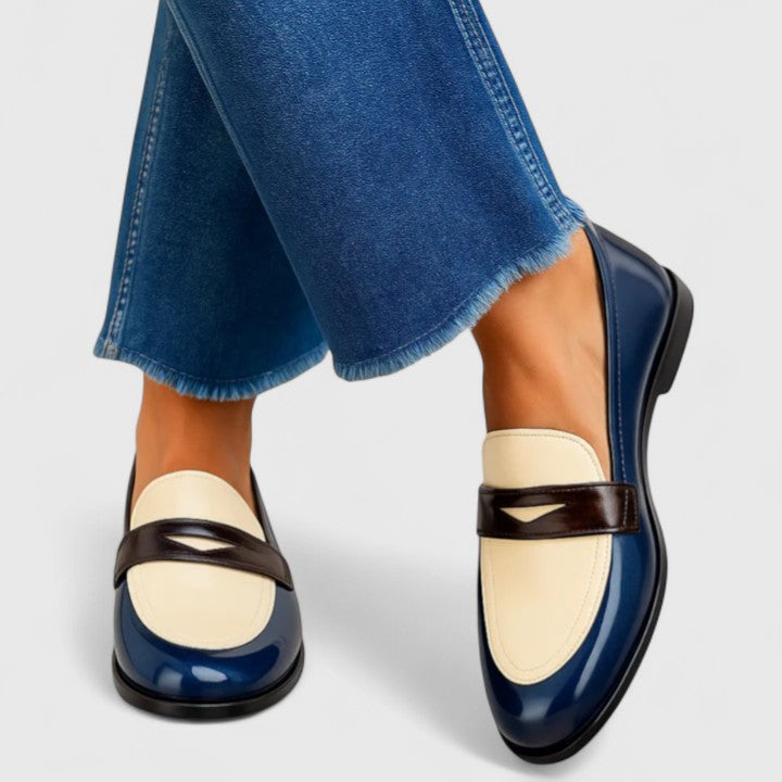 FRANCESCA | Mocasines Bicolor
