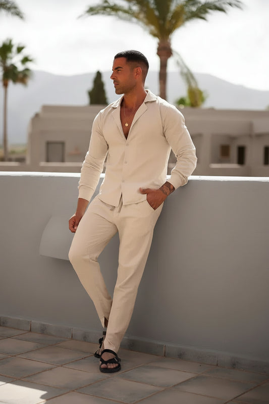 Joel™ | Conjunto de lino premium