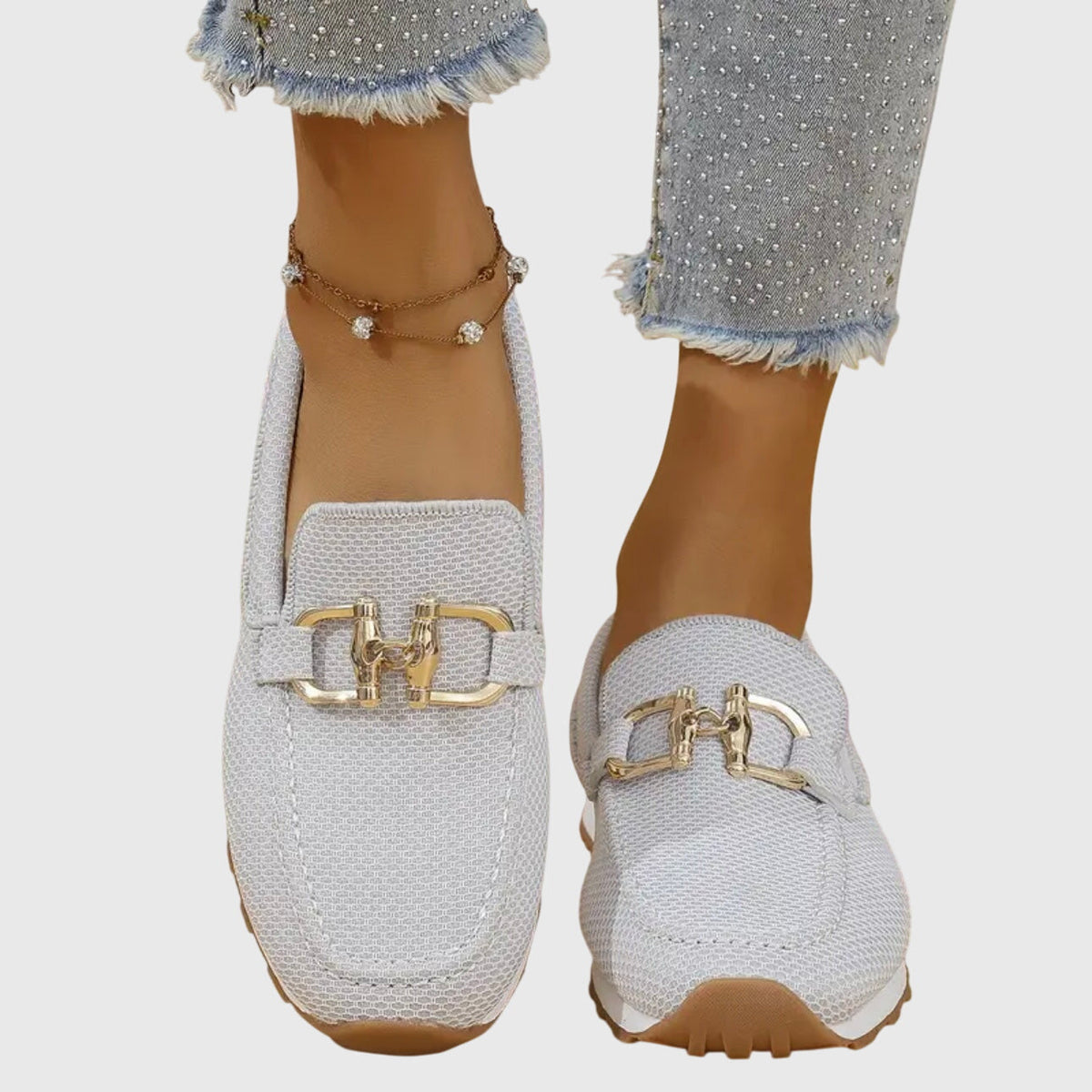 LUCIA | Mocasines en Tonos Claros