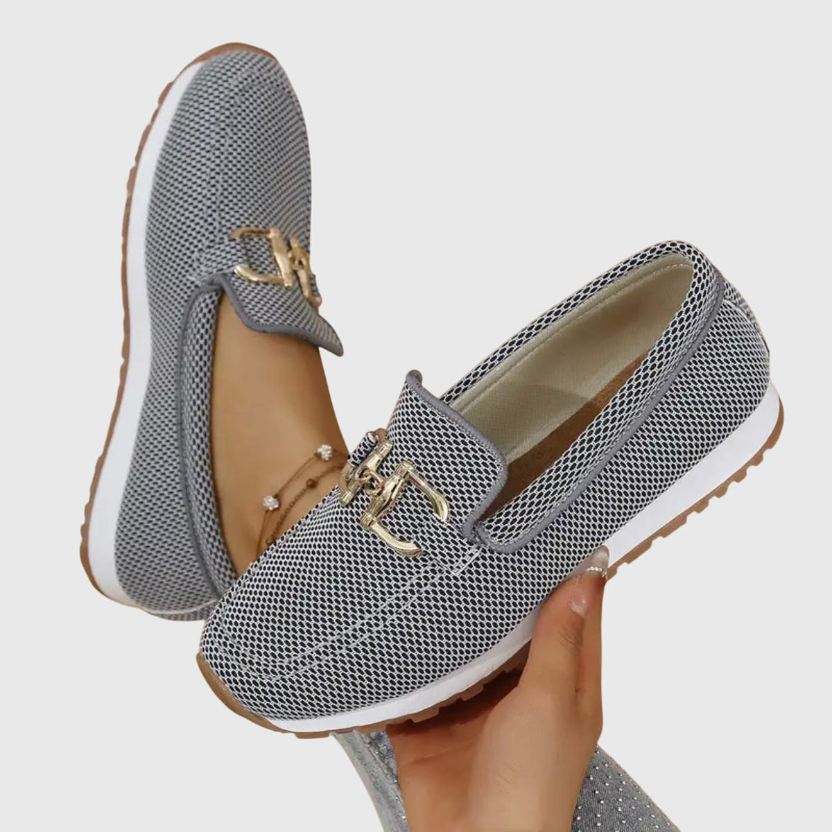 LUCIA | Mocasines en Tonos Claros