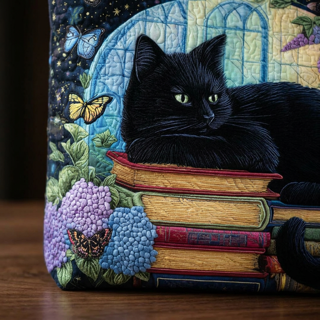 GATO NEGRO SOBRE LIBROS | Idea de Regalo