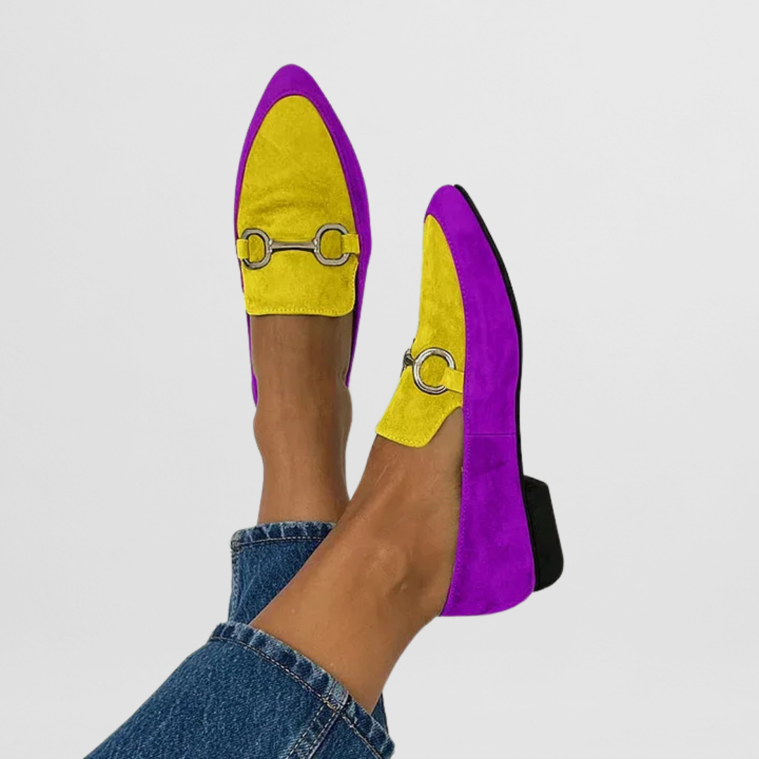 PATRIZIA | Mocasines en Tonos Púrpura
