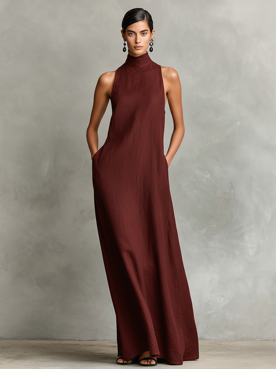 FIORA | Vestido largo minimalista